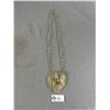 Image 2 : Handmade Abstract Metal Pendant & Necklace