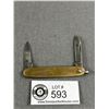 Image 2 : Vintage Gold Pocket Knife, Marked Colonial Prov. RI USA