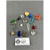 Image 1 : Collection Of Vintage Genuine Stone, Ivory, Coral, etc Pendants