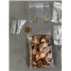 Image 2 : Collection Of Vintage Coins, Notes, Tokens & Bag Of Copper Pennies (USA & Canada)