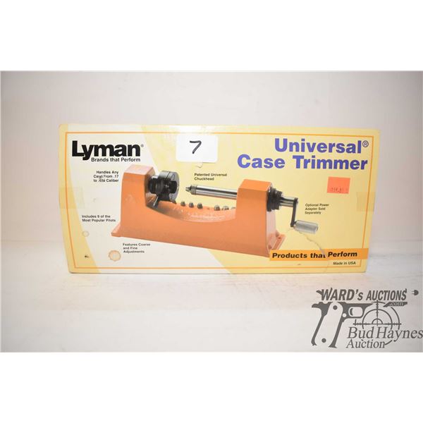 Lyman Universal case trimmer