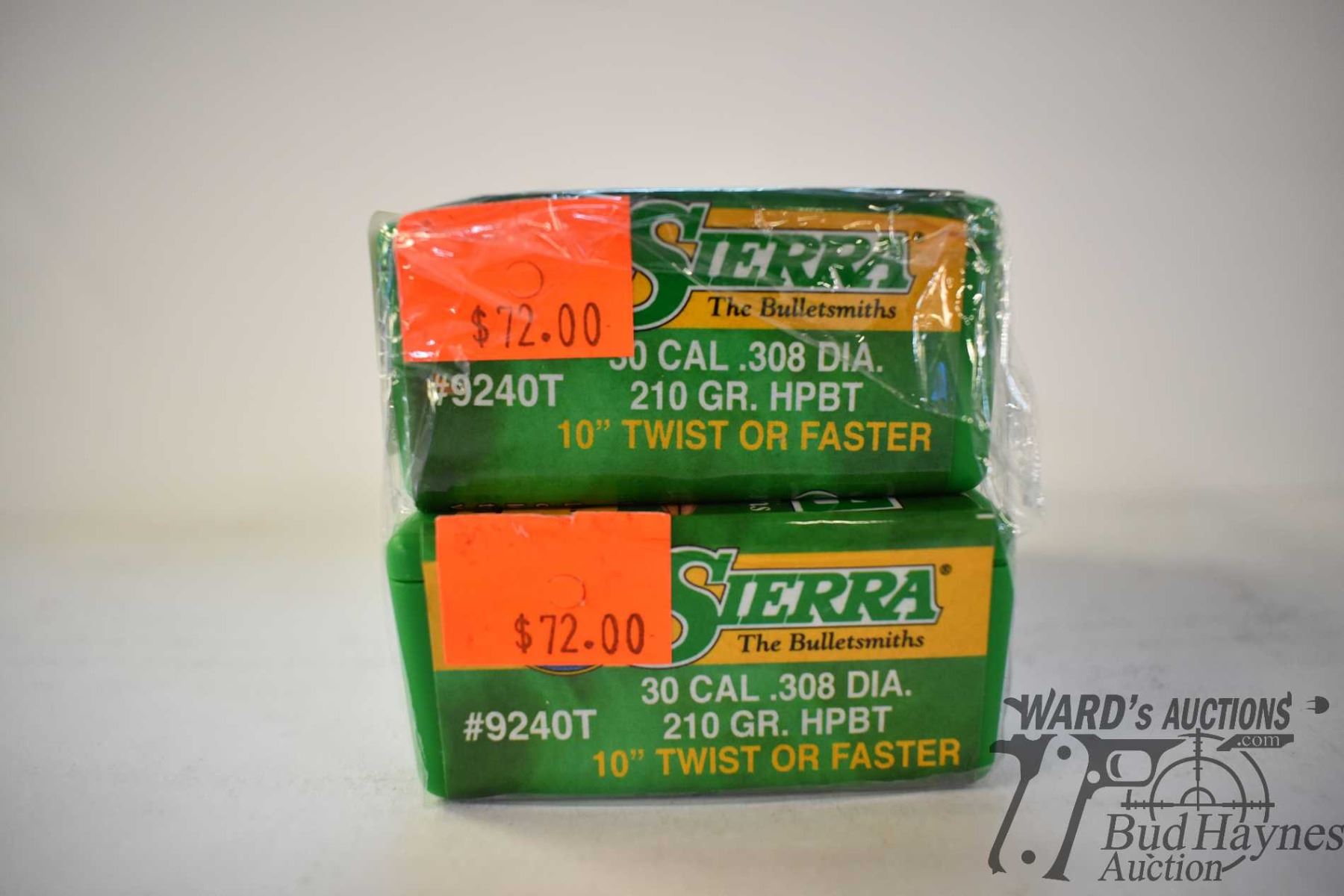 Count Boxes Two 50 count boxes of Sierra .30 CAL 210 GR HPBT 10