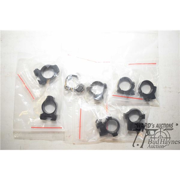 Four sets of scope rings