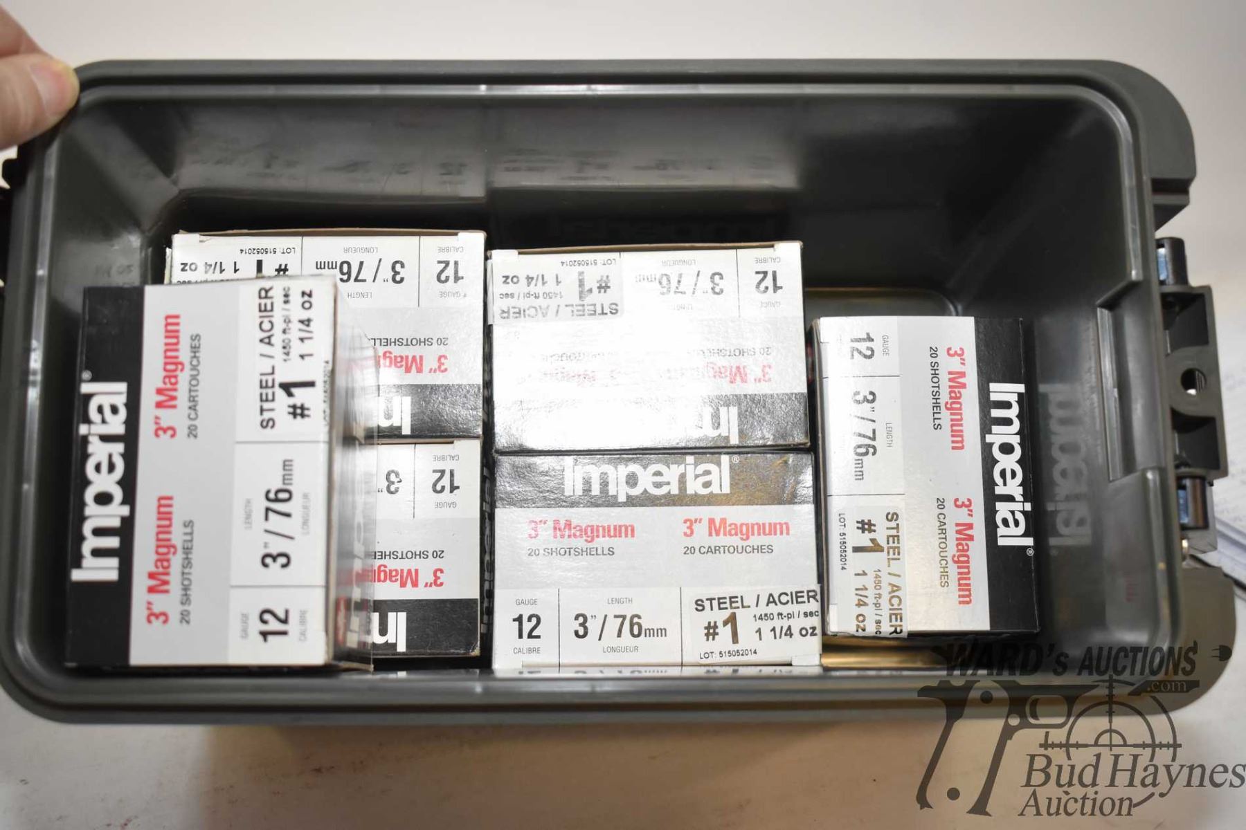Count Boxes Six 20 count boxes of Imperial 12 GA 3