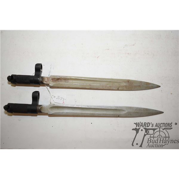 Two SKS bayonets