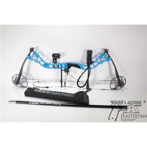 Diamond Prism Youth compound bow, left hand, Ripcord drop away rest, Apex 3-pin sight, wide range of