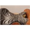 Image 3 : * 15" Big Horn Roping Saddle - Stamped 278 - Ralide Tree Double Rigging = Stamped 1935 on latigo Kee