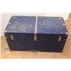 Image 6 : * Metal Storage Trunk - 36" x 18" x 18" - as is