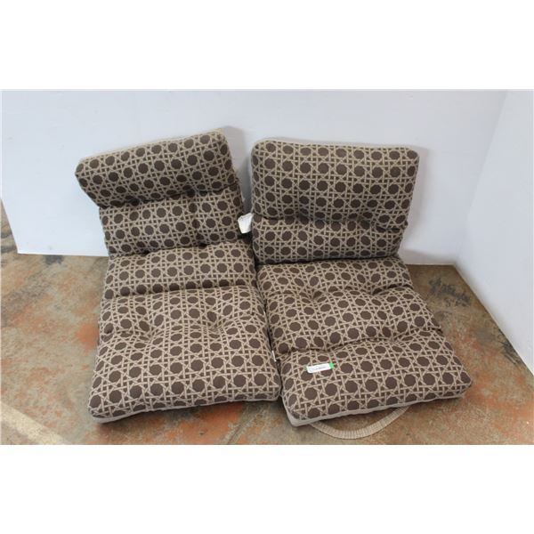 * (2) Outdoor Patio Cushions