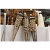 Image 2 : * Lot: (3) Tiki Tiki Torches, (2) Curtain Rods, 8-Ender Curling Broom