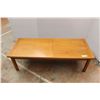 Image 1 : * Wooden Coffee Table - 54" x 22" x 16"