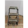 Image 1 : * Spring Loaded Wheeled, Three Step Stool