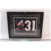 Image 1 : Pelle Lindbergh Goalie Picture in Frame - 15" x 12"