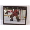 Image 4 : Denis DeJordy Detroit Red Wings Goalie Picture in Frame - 15" x 12"