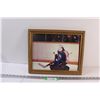 Image 1 : Winnipeg Jets Goalie Pierre Hamel Picture in Frame - 16" x 14"