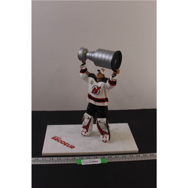 Martin Brodeur New Jersey Devils Goalie Figurine - 14" x 14" x 7"