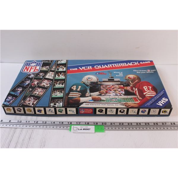 NFL VCR Quarterback Board Game - as is