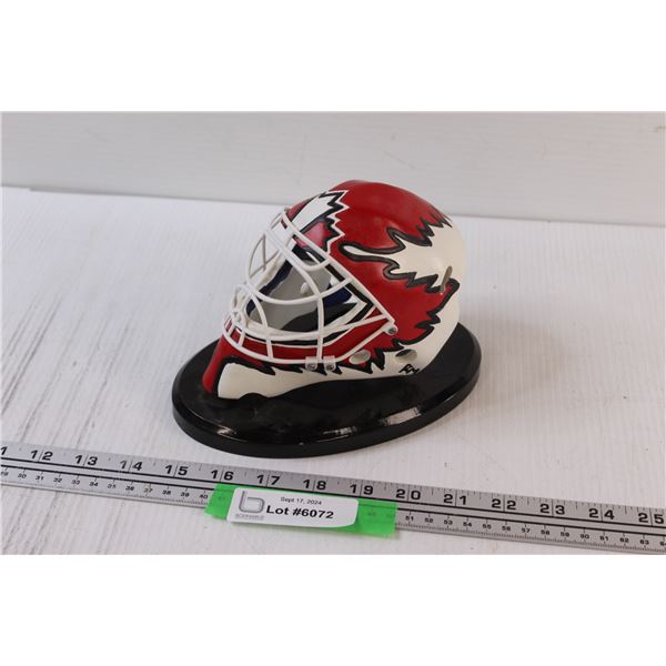Goalie Mask Decor - 5" x 8"