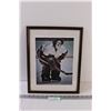 Image 1 : Vintage Goalie Picture in Frame - 15" x 12"