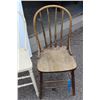 Image 6 : ** (5) Vintage Wooden Chairs - Some Wear