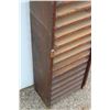 Image 2 : ** Antique Wooden 16 Filing Cabinet - 47" Tall x 17" x 10" - Missing Backing