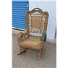 Image 1 : ** Wicker Rocking Chair - Some Wear