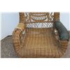 Image 3 : ** Wicker Rocking Chair - Some Wear