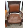Image 5 : ** Antique Wooden Adjustable Arm Chair & Sitting Chair (Worn)