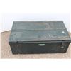 Image 1 : ** Metal Army Locker Trunk - (Jonemann) - 38" x 20" x 14"
