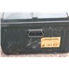 Image 2 : ** Metal Army Locker Trunk - (Jonemann) - 38" x 20" x 14"
