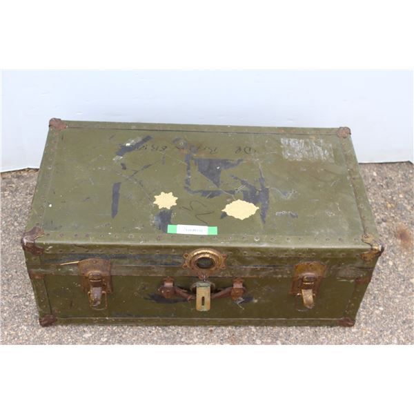 ** Metal Storage Trunk - 30" x 16"
