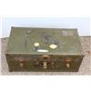 Image 1 : ** Metal Storage Trunk - 30" x 16"