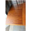 Image 2 : ** Folding Teak Table & (2) Chairs - 83" long Unfolded, 47" Folded - Some Wear