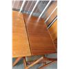 Image 3 : ** Folding Teak Table & (2) Chairs - 83" long Unfolded, 47" Folded - Some Wear