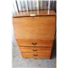 Image 1 : ** Secretary Desk w/ Three Drawers - 30" x 10" 45.5" Tall