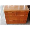 Image 2 : ** Dresser Set: Eight Drawer Dresser - 64" x 19" x 28" & (2) End Tables