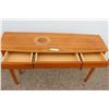 Image 3 : ** Sofa Table w/ Three Drawers - 47" x 12" x 28.5" Tall - Legs Need Repair, Damage on Top