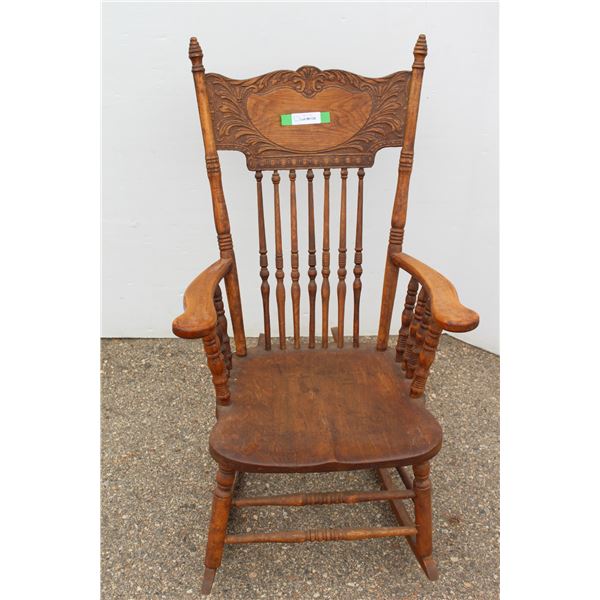 ** Vintage Wooden Rocking Chair