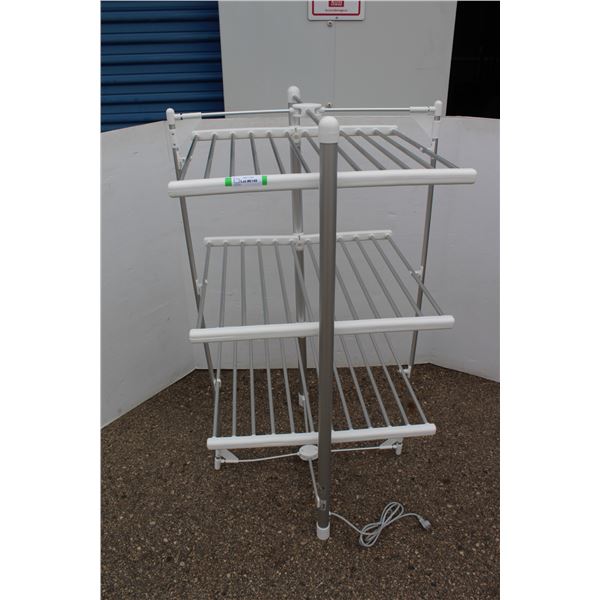 ** Heated Hanging Clothes Dryer - 28" x 25" x 54" Tall - Untested