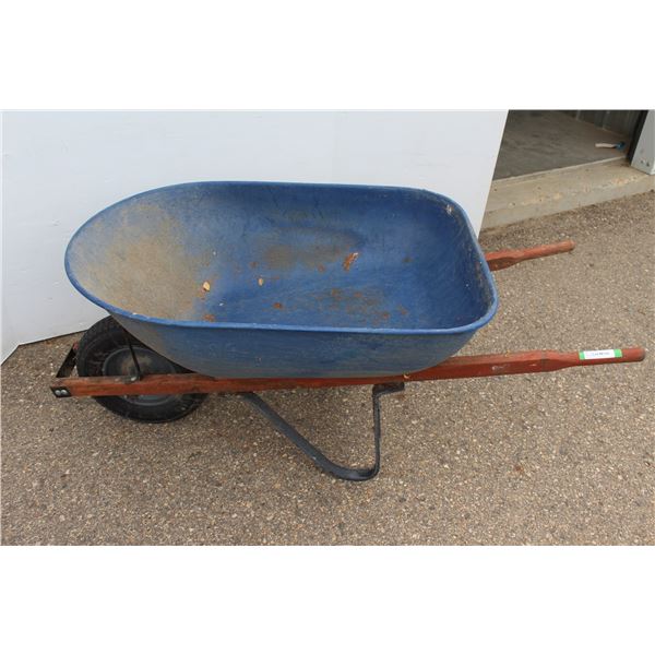 ** Blue Yard Works Wheel Barrow