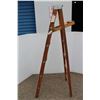 Image 1 : ** Glam Wooden Step Ladder - Grade Three Quality - 68" Tall