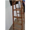 Image 3 : ** Glam Wooden Step Ladder - Grade Three Quality - 68" Tall