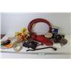 Image 1 : Air Lines - Plastic Caps - Safety Googles - Bearing Grease - Wiper Motor - Tire Iron - Misc. Items
