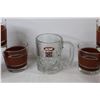 Image 3 : (6) Drinking Glasses - A&W Glass Mug