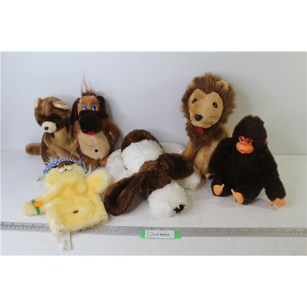 (5) Stuffed Animals & Hand Puppet