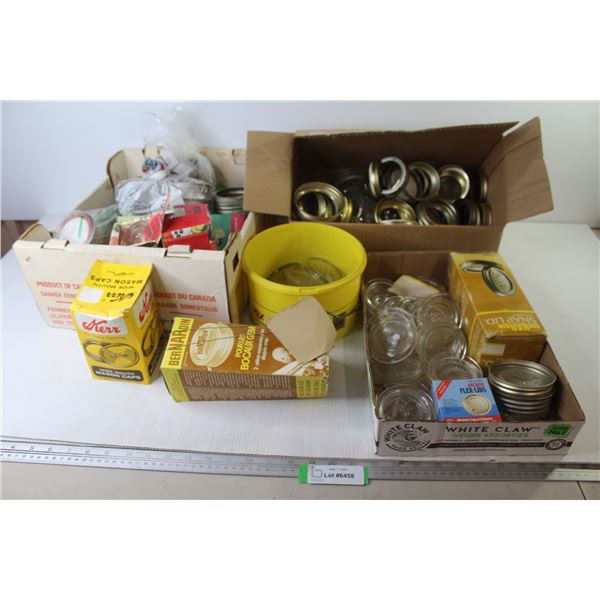 Glass & Metal Ring Canning Lids