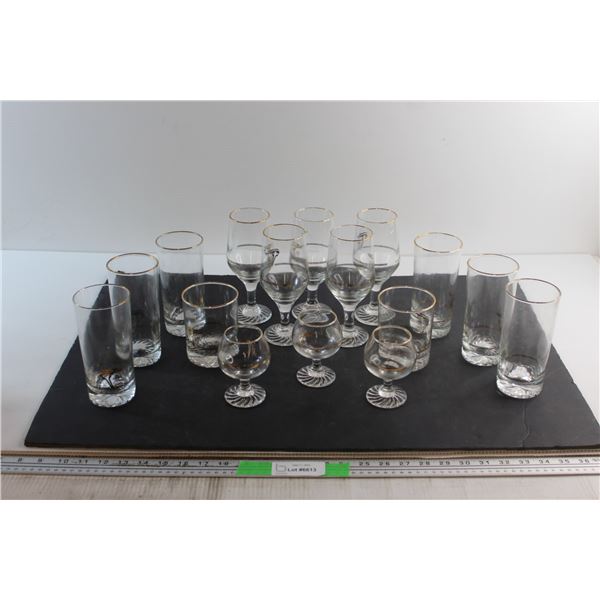 Assorted Canadian 1988 Olympics Glasses