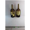 Image 1 : (2) Seagram V.O. Texas Mickey Liquor Bottles