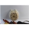 Image 2 : (2) Salt & Pepper Shakers, Johnny Wall Clock, Purse, Storage Box and Assorted Items