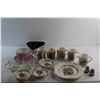 Image 7 : Salt & Pepper Shakers, (6) Assorted Mugs and Assorted Decorative Plates